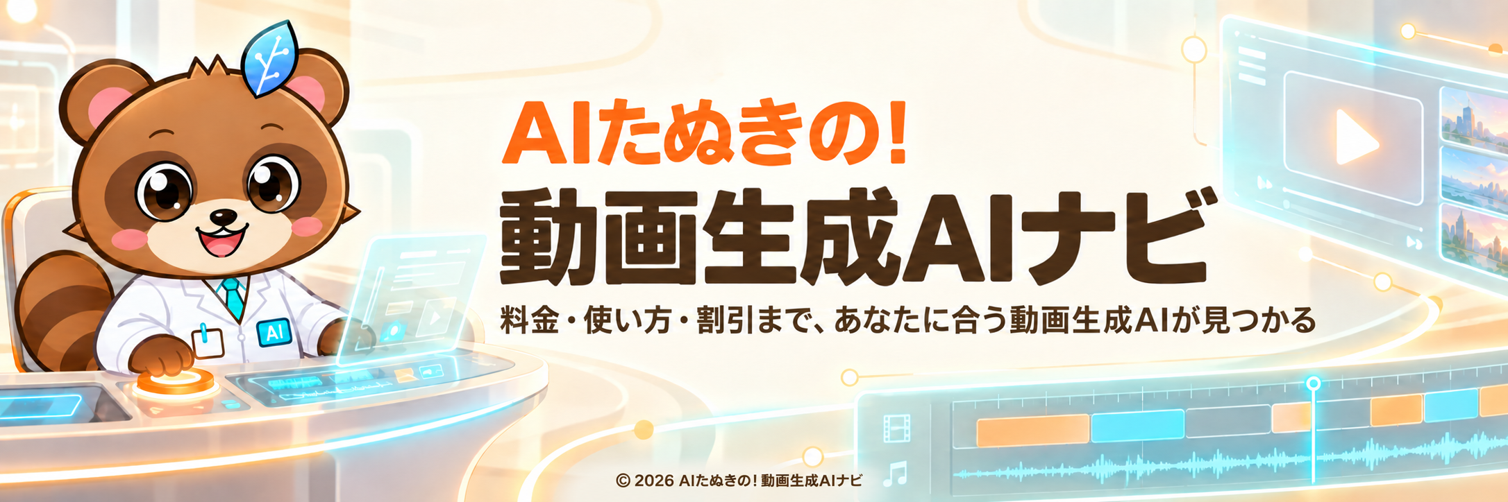 AIたぬきの！動画生成AIナビ
