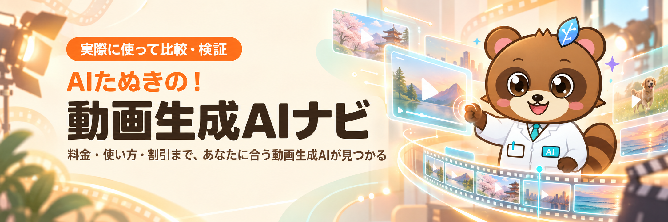 AIたぬきの！動画生成AIナビ